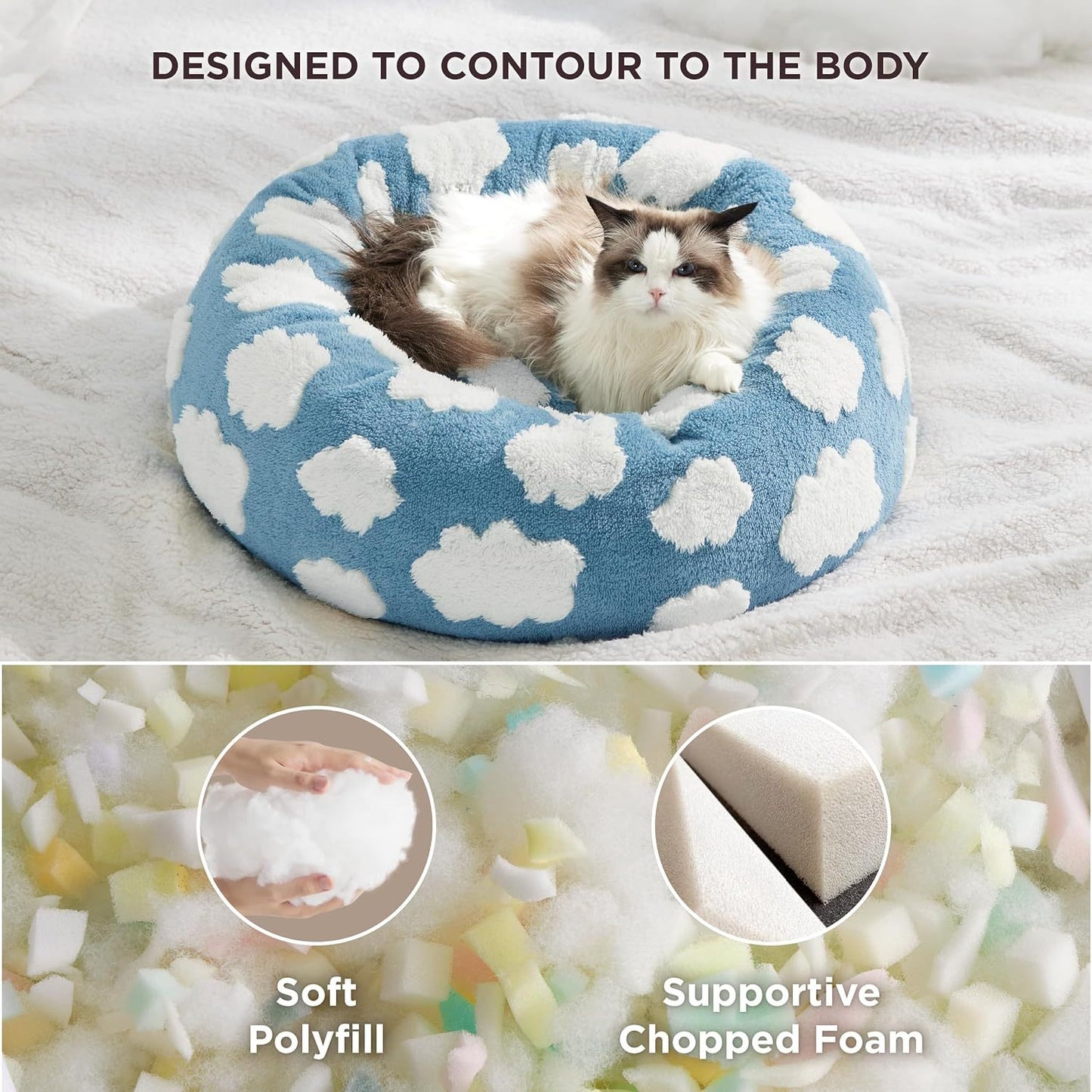 MetaNest – Plush Donut Bed for Elevated Comfort